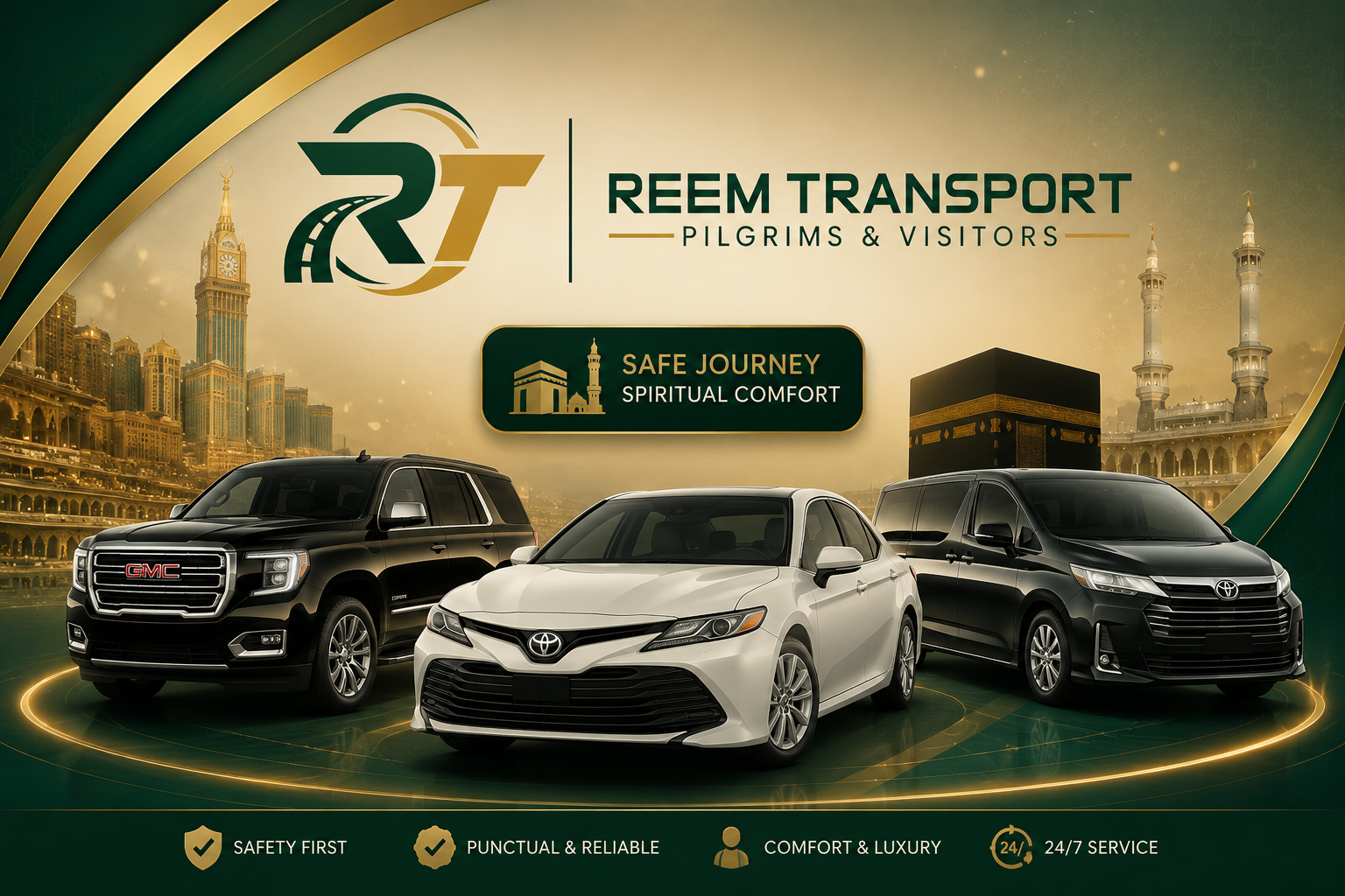 Reem Transport luxury vehicle fleet in Saudi Arabia